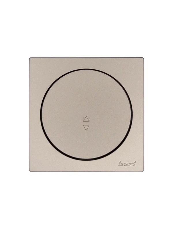 Выключатель проходной 1-кл. СП OSEN 10А IP20 механизм титан LEZARD 743-3788-105