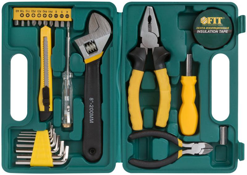 Набор инструмента 26шт пластиковый чемодан FIT 65125