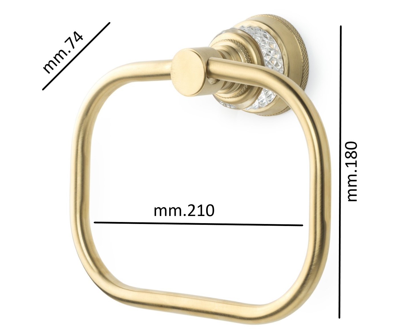 Держатель туалетной бумаги с крышкой AURA Chrome