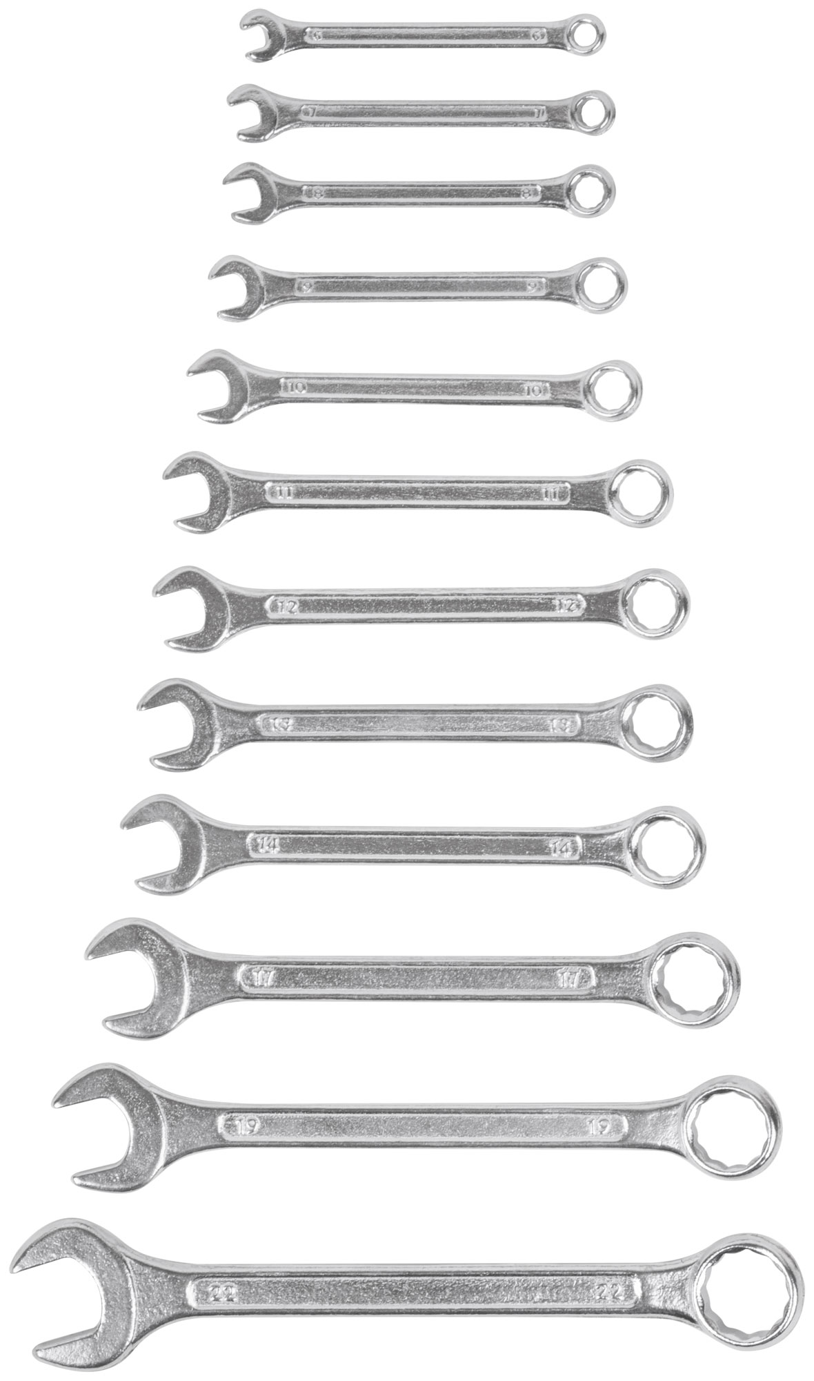 Ключи комбинированные "Стандарт", набор 12 шт. ( 6-22 мм )