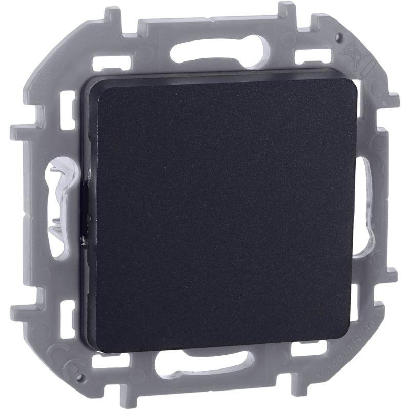 Выключатель 1-кл. Inspiria 10А IP20 250В 10AX механизм антрацит IEK 673603