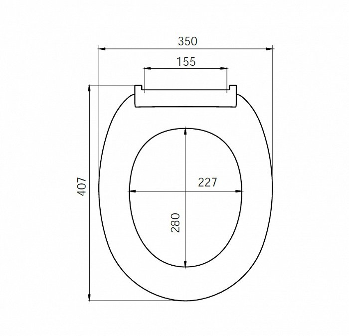 Сиденье для унитаза белое IDDIS (ID 01 046.1 bel)