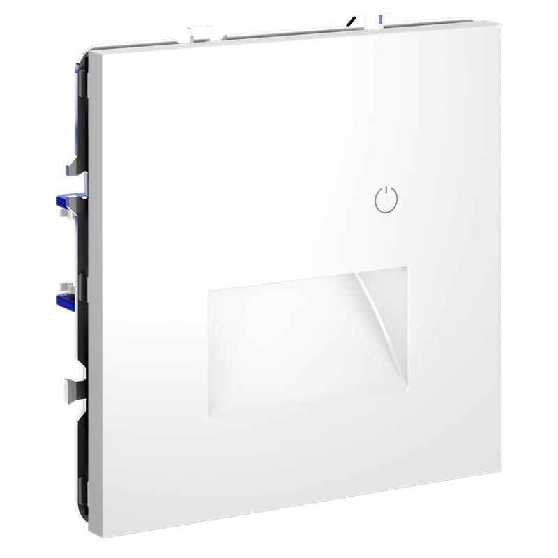 Подсветка светодионая СП S70 с датчиком механизм бел. матов. Voltum VLS070702