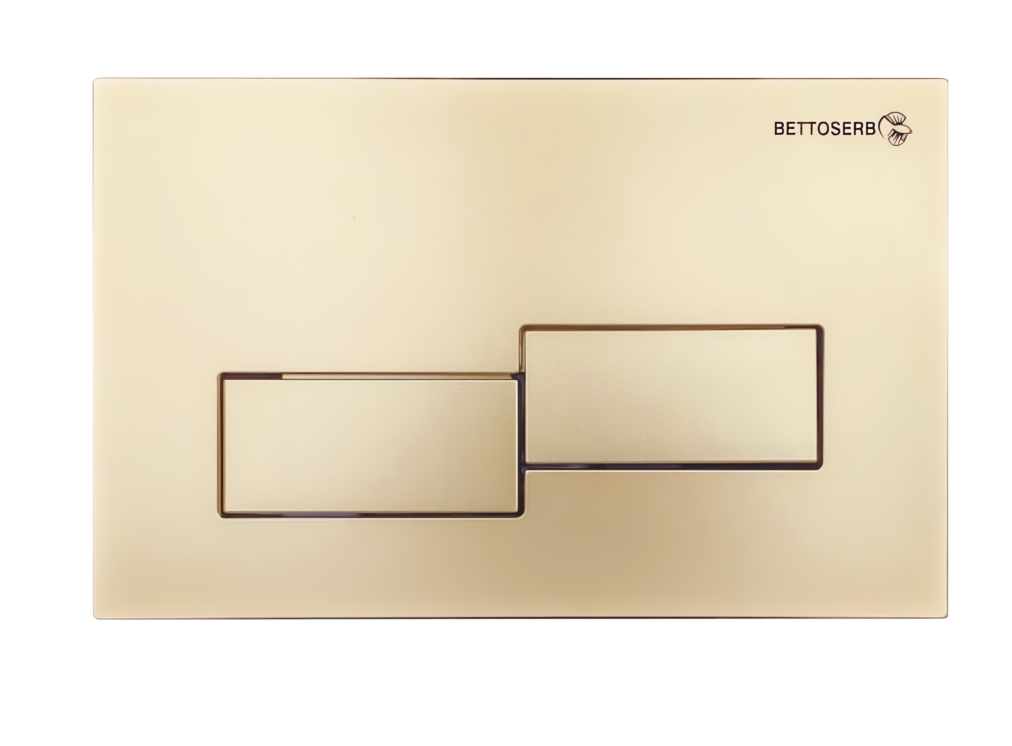 Клавиша смыва BETTOSERB золото матовое BRICKS