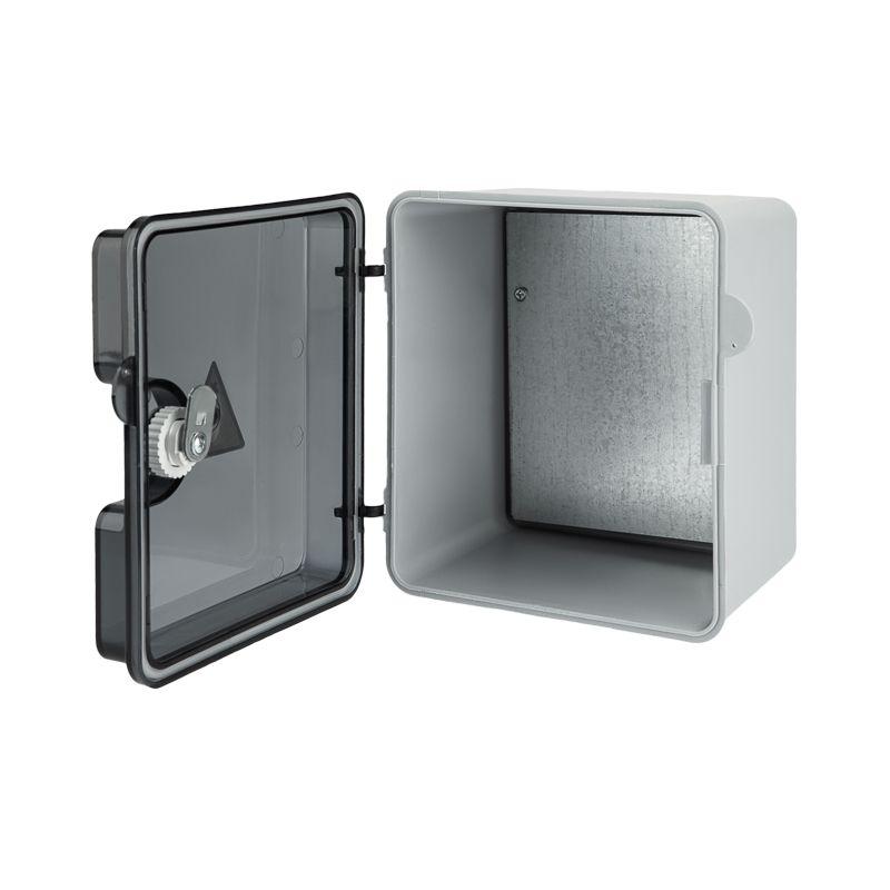 Корпус ЩМПп 200х175х135мм IP55 с прозр. дверцей пластик. Rexant 11-0450