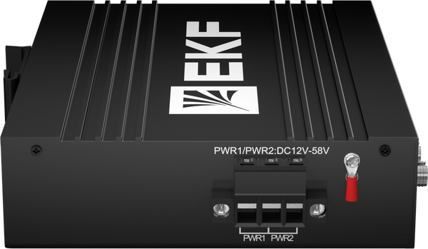 Медиаконвертер 10/100/1000Base-TX в 1000Base-X разъем FC двойн. одномодовое оптоволокно 1550нм TSX EKF TSX-MC1-1GX1GT-FC
