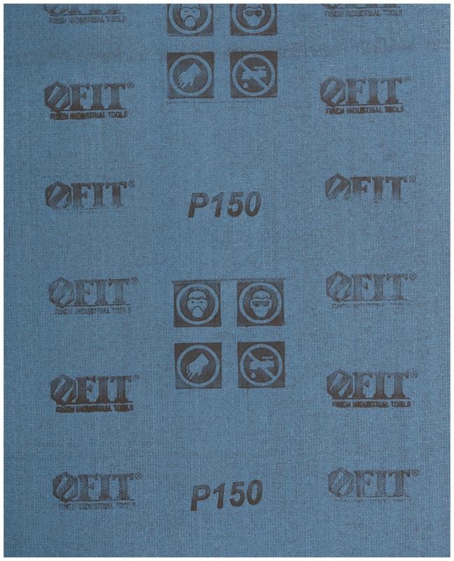 Лист шлифовальный на тканевой основе алюм./оксидный абразивный слой 230х280мм (уп.10шт) Р 150 FIT 38014