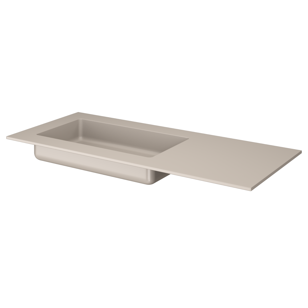 QUATRO 120 раковина-моноблок DAPHNE (раковина слева)