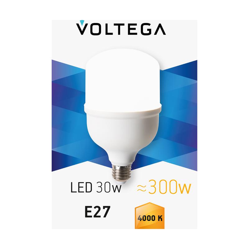 Лампа светодиодная T100 30Вт 4000К E27 IP20 Voltega 8586