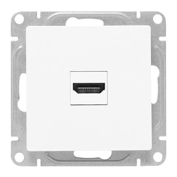 Розетка СП Эпика HDMI механизм бел. EKF UP1-SOW-HDMI