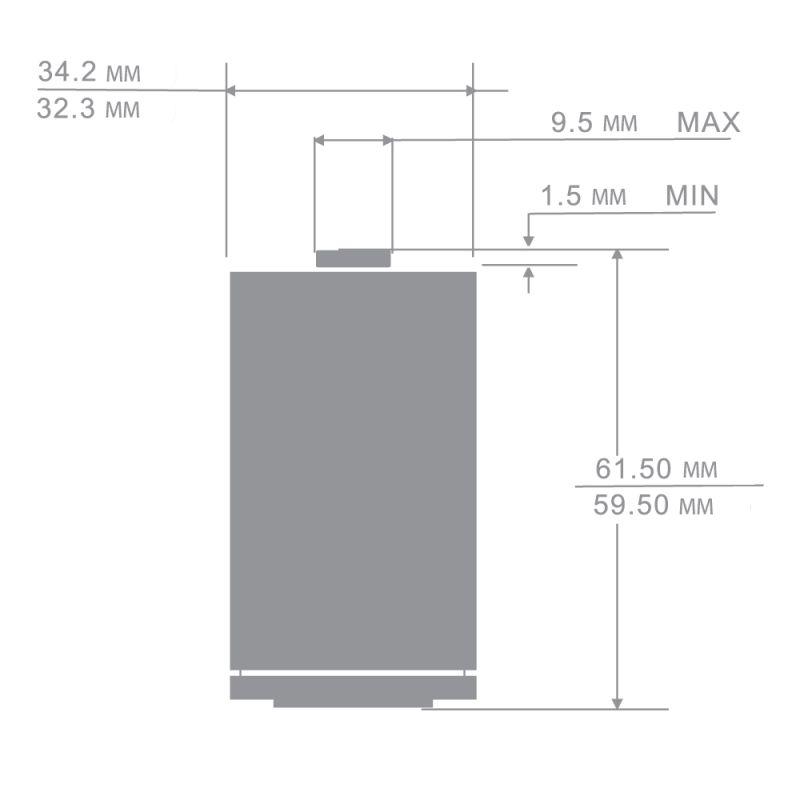 Элемент питания алкалиновый D/LR20 1.5В Alkaline BL-2 (блист.2шт) Ergolux 11752