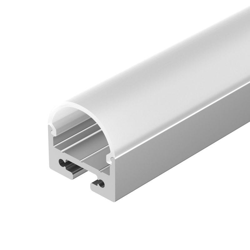 Профиль SL-LINE-2011M-2500 ANOD+OPAL ROUND L2500 с экраном алюм. Arlight 025871