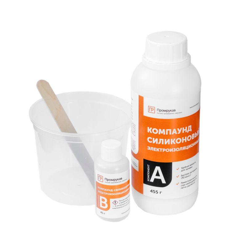 Компаунд силиконовый электроизоляционный в бутылях (уп.500г) Промрукав PR08.22657