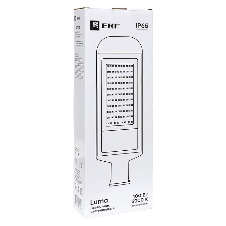 Светильник светодиодный ДКУ-8003-Д 100Вт 5000К IP65 консольный PROxima EKF SLL-8003-100-5000