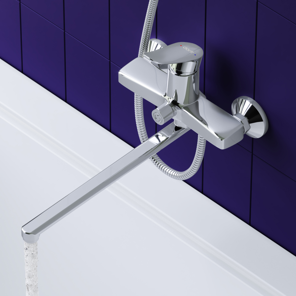 D5095000 Ultra смеситель для ванны и душа с универсальным изливом и душевым набором