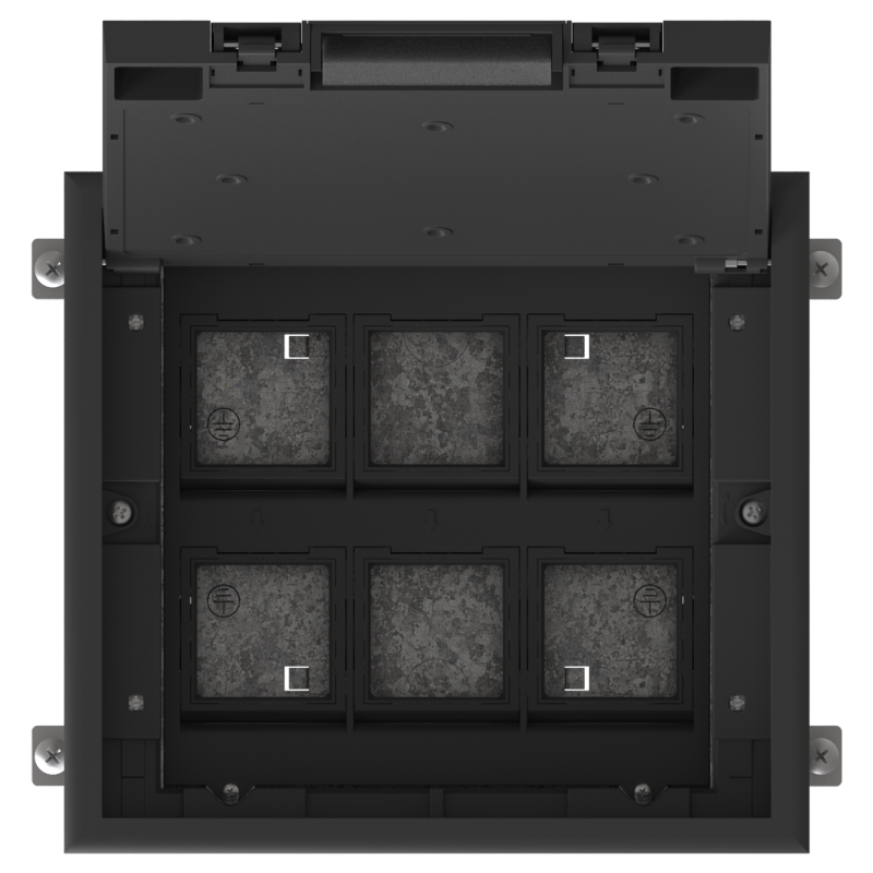 Люк MultiDesk MDK10 на 12мод. IP40 с монтажной коробкой для бетонных полов SE MDK10212