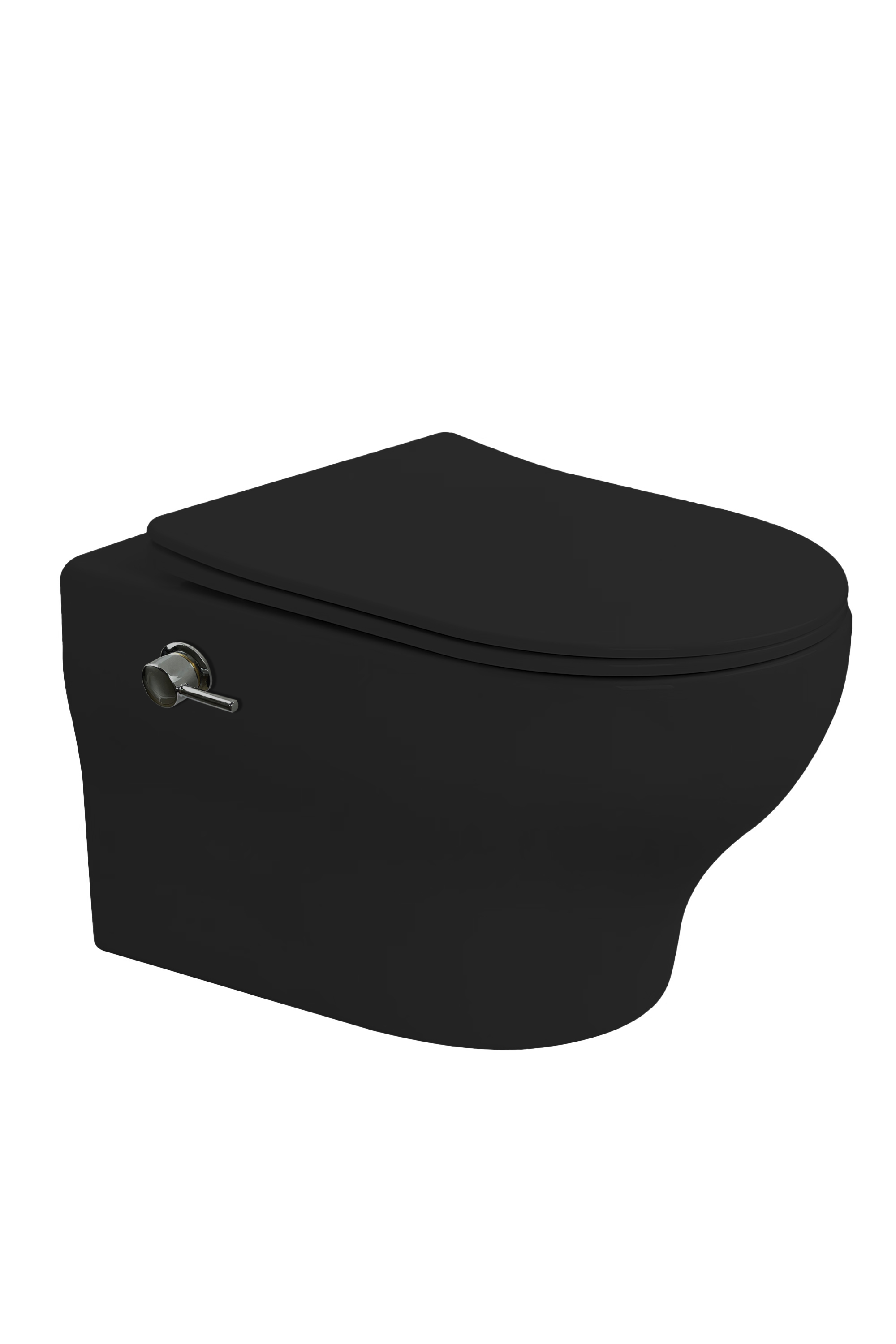 Унитаз подвесной FIORE Белый матовый c крышкой, функция Торнадо