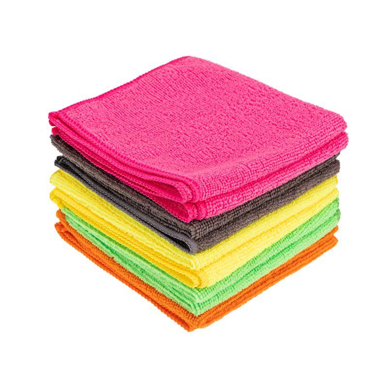 Салфетка автомобильная 30х30см 200гр/кв.м микрофибра (уп.10шт) Rexant 80-0801