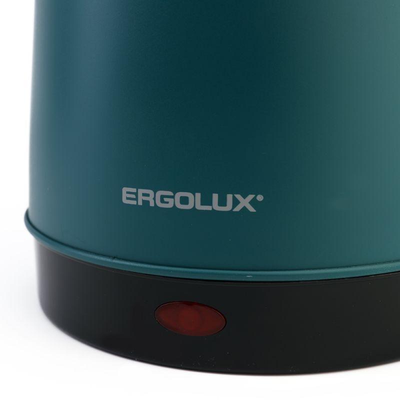 Чайник электрический ELX-KS14-C44 нерж.сталь/пластик 2.3л 220-240В 1800Вт черн./зел. ERGOLUX 15332