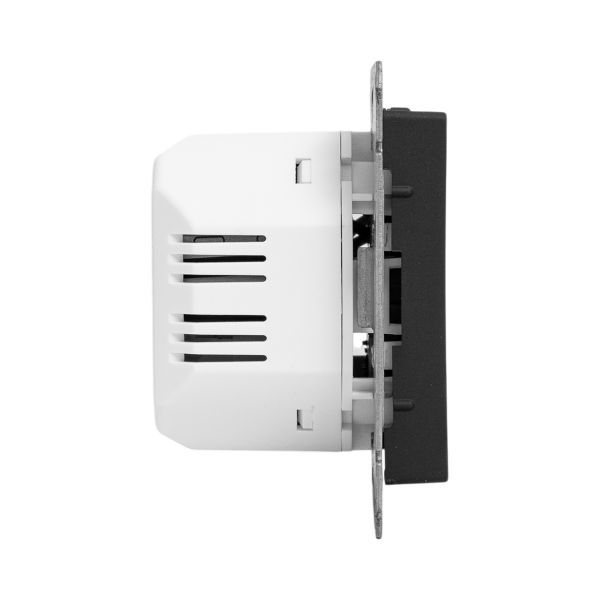 Розетка СП Эпика USB-С быстрая механизм черн. EKF UP1-SOB-USBCF