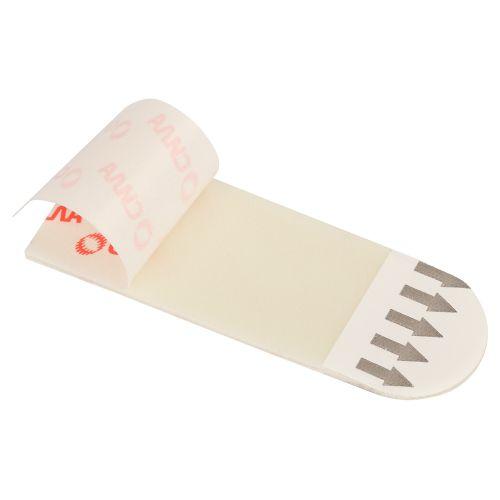 Полоска клейкая двусторон. сменная средняя до 1.5кг бел. SDSS-M-W12 (уп.12шт) СИЛА Б0065000