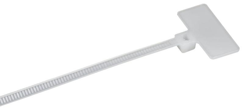 Хомут 2.5х200мм P6.6 маркерный бел. (уп.100шт) IEK UHH14-D025-200-100-K01