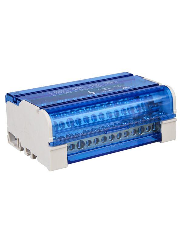 Шина на DIN-рейку в корпусе (кросс-модуль) ШНК 4х15 3L+PEN IEK YND10-4-15-125