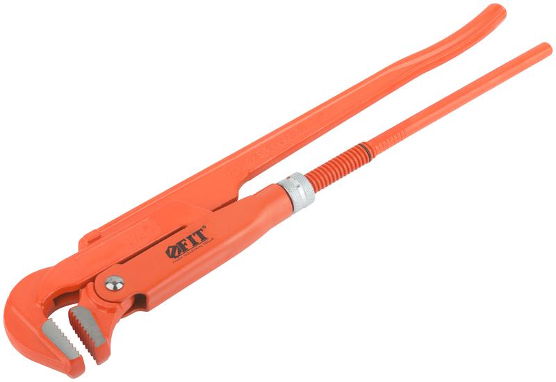 Ключ трубный газовый профи 90г тип L CrV сталь 1.5дюйм 400мм FIT 70402