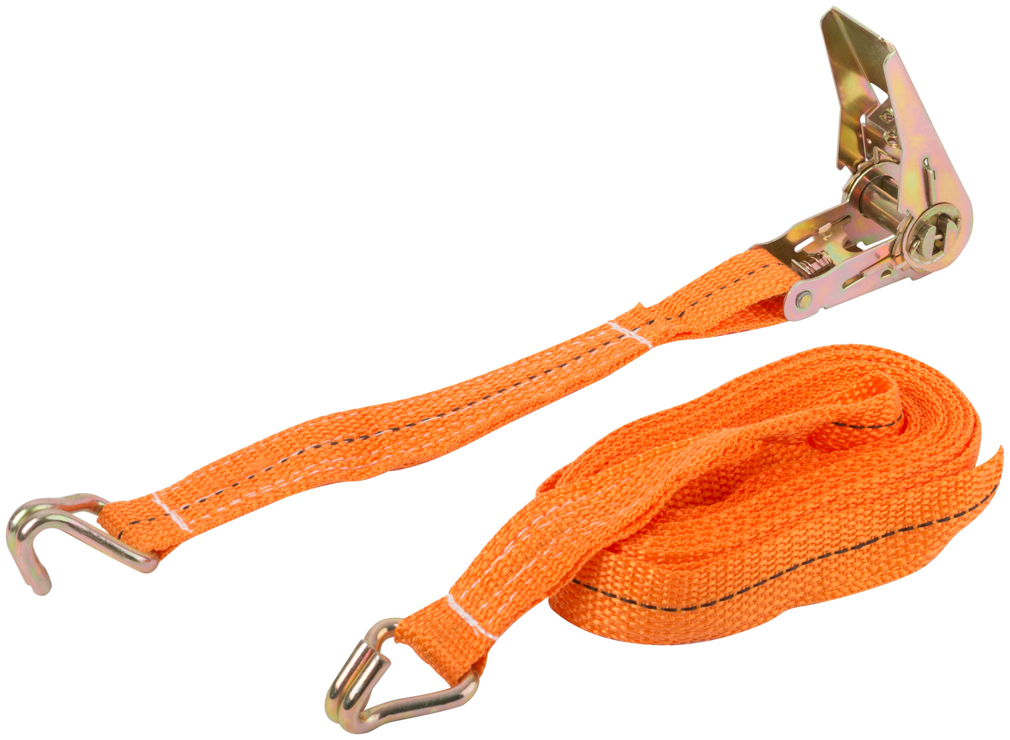 Ремень для крепления груза, храповый механизм 115 мм, лента 25 мм x 5 м, 800 / 1600 кг