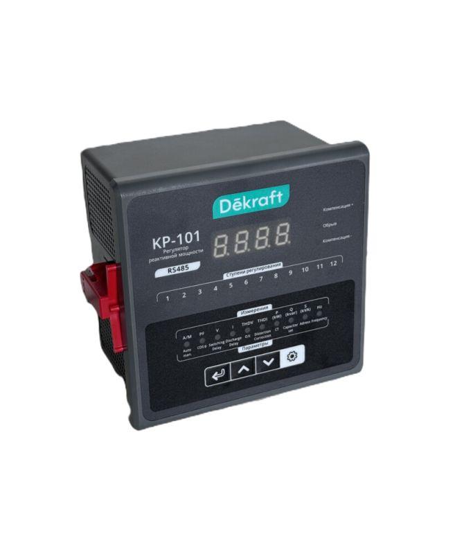 Регулятор реактивной мощности КР-101 380В АС 12 ступеней RS485 DEKraft 50580DEK