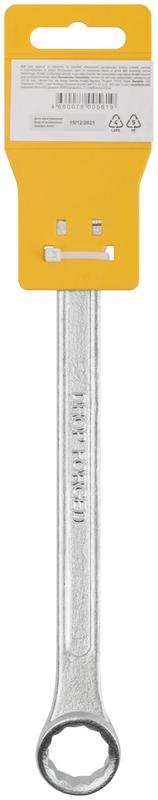 Ключ комбинированный "Хард" хромированное покрытие 19мм FIT 63149