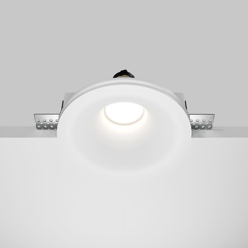 Светильник Gyps Modern GU10 10Вт встраив. Maytoni DL002-1-01-W-1