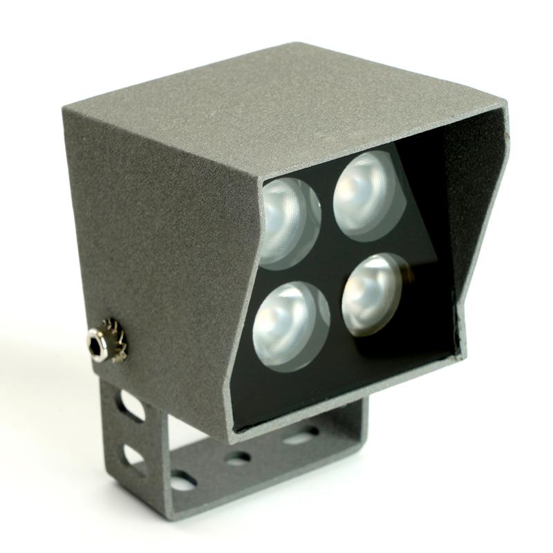 Прожектор светодиодный 65х75х125мм IP66 4Вт AC220-240В 6400К LL-895 квадрат FERON 51693