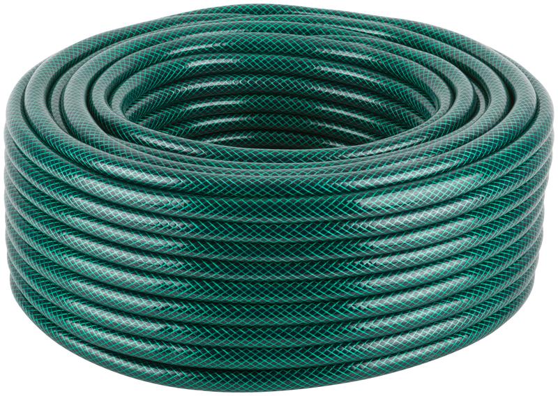 Шланг поливочный трехслойный армированный 1/2дюймх1.8ммх50м зел. КУРС 76306