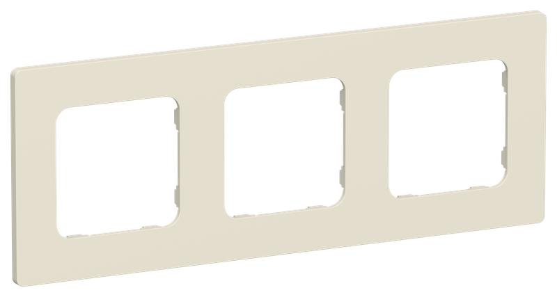 Рамка 3-м СП FLITE РУ-3-К-ФлСл сливочный IEK FI-M32-32-20-K86