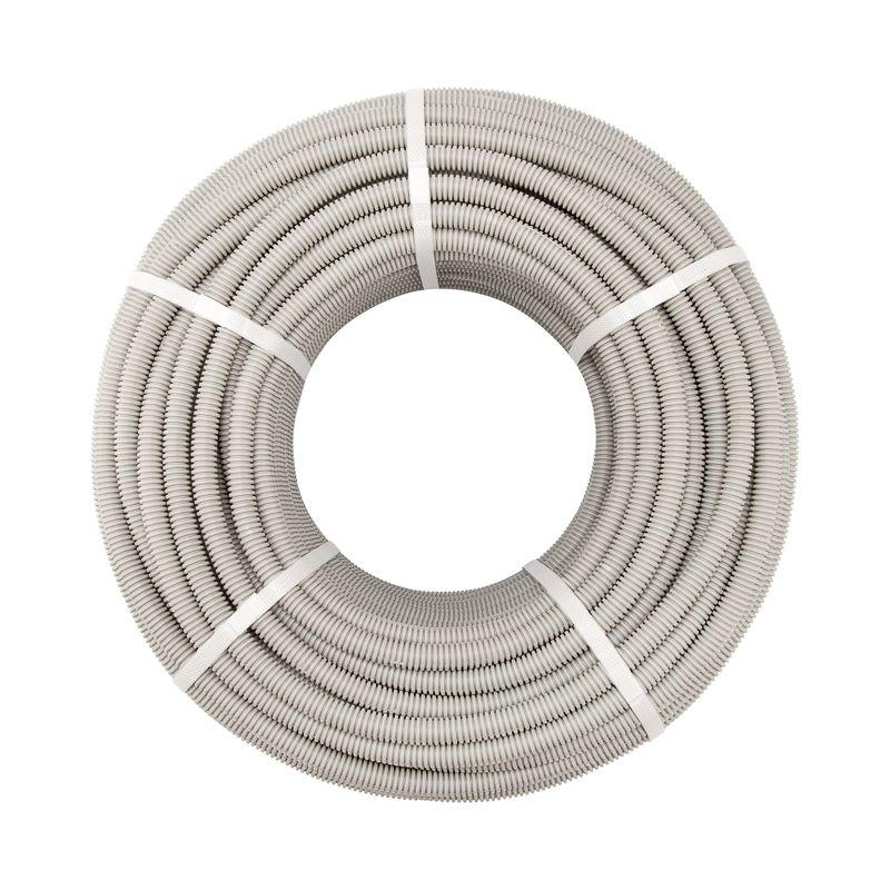 Труба гофрированная ПВХ d16мм с протяжкой (уп.50м) Rexant 28-0161-50