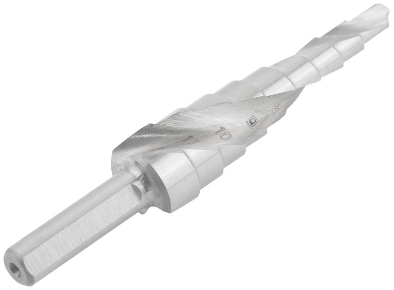 Сверло по металлу ступенчатое 4-12мм 9 ступеней спиральный профиль HSS КУРС 36365