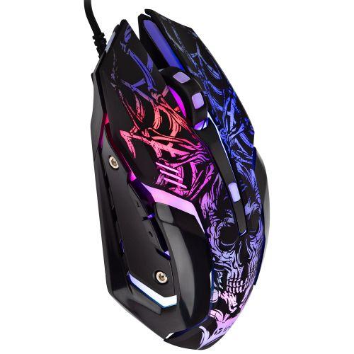 Мышь MG450 игровая проводная 1200-3600dpi черн. Intro Б0056133