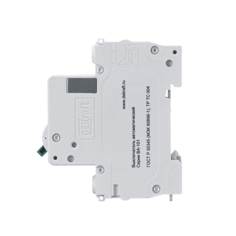 Выключатель автоматический модульный 1п C 10А 4.5кА ВА-101 DEKraft 11053DEK