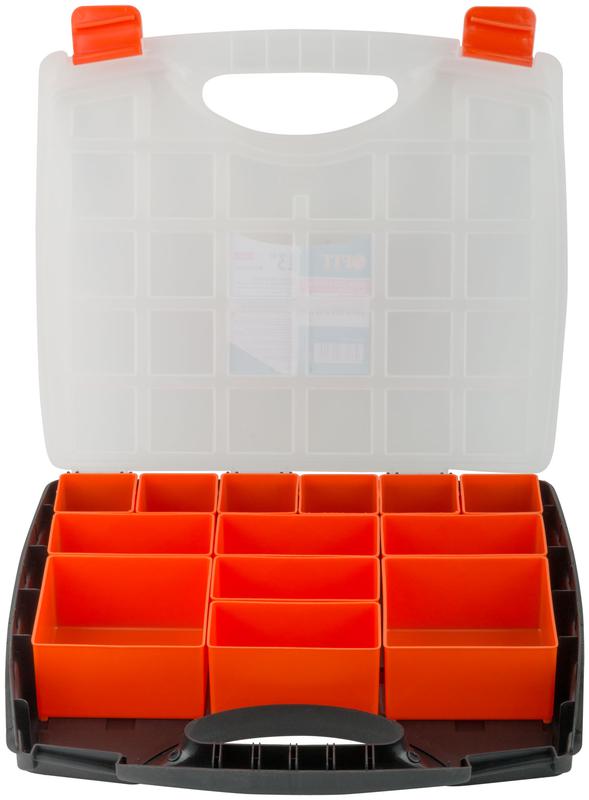 Ящик для крепежа (органайзер) съемные ячейки 13дюйм ( 325х280х60мм ) FIT 65663