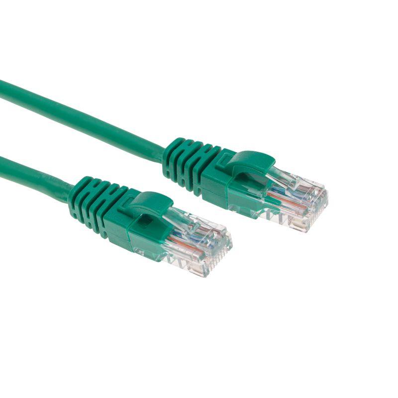 Патч-корд U/UTP CAT 5e RJ45-RJ45 26AWG LSZH зел. 2м Rexant 02-0106-2