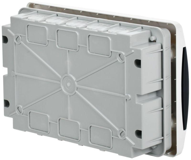 Корпус ЩРВ-П-12 UNION Compact IP41 черн. прозр. дверь пластик. IEK UIC-KP12-V-12-41-K01