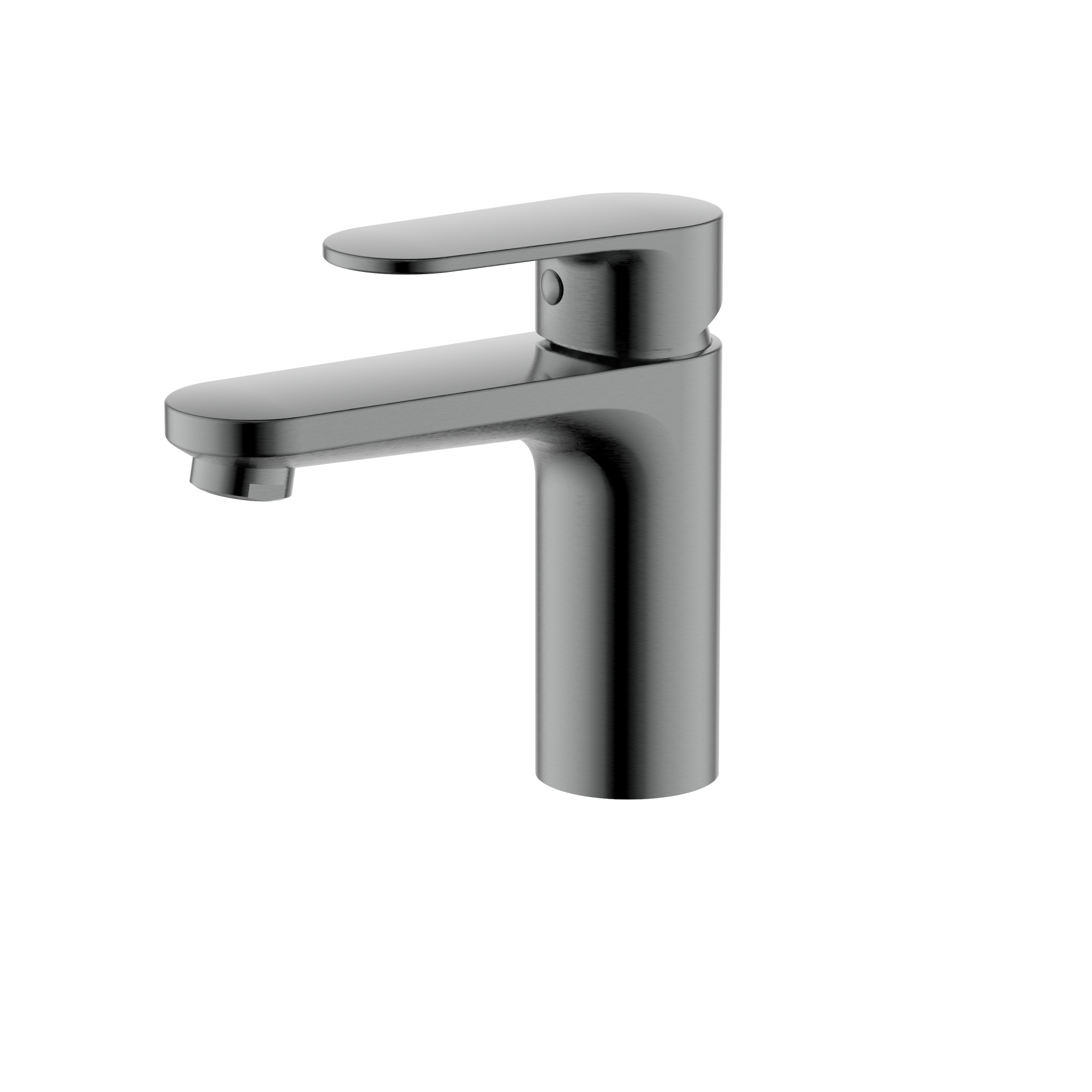 Cмеситель Aquatek НИКА для раковины 90 без донного клапана AQ1810BGM оружейная сталь