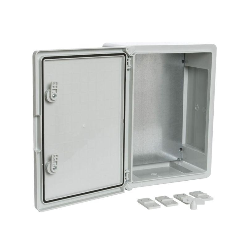 Корпус пластиковый с монтажной панелью ЩМП IP65 сер. дверь 400х300х170 Промрукав PR08.26482