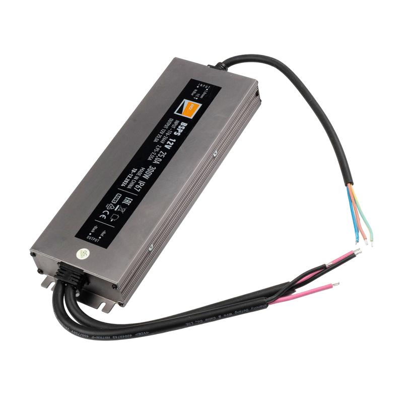 Блок питания для светодиод. ленты BSPS 12В 25.00А=300Вт IP67 JazzWay 5062085