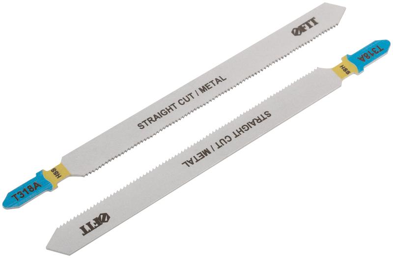 Полотно пометаллу HSS фрезерованные волнистые зубья 132/106/1.2мм (T318A) (уп.2шт) FIT 40911