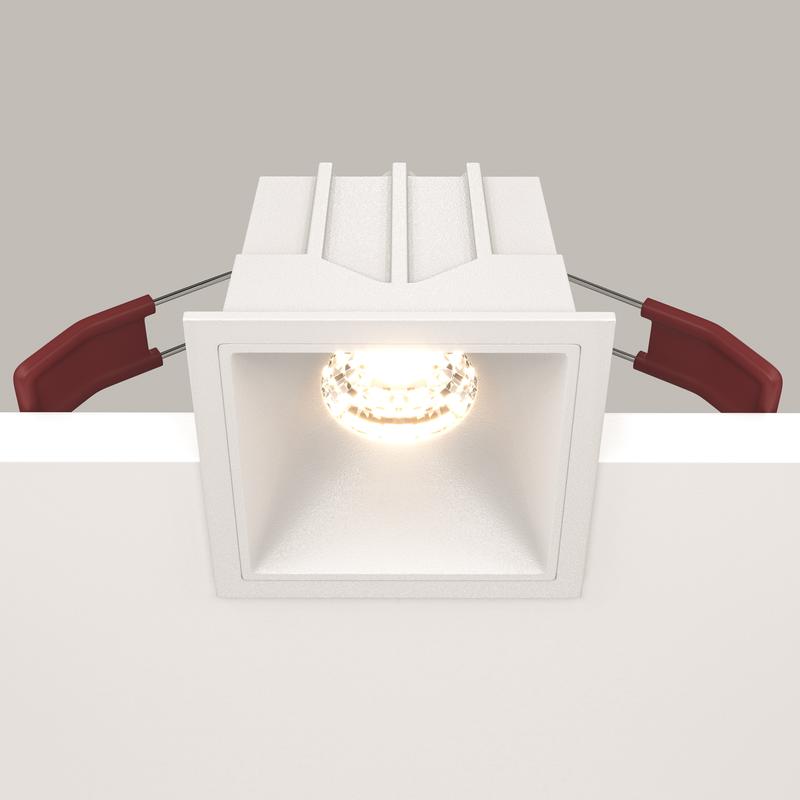 Светильник Alfa LED 10Вт 3000К 36град. встраив. Maytoni DL043-01-10W3K-SQ-W
