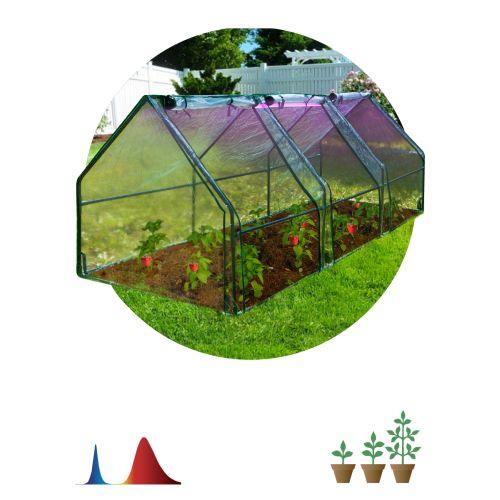 Теплица GA-House-max со светильниками в компл. 2700х900х900мм 3 отсека Green Apple Б0063904