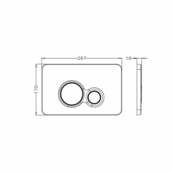Сет инсталляция sava free standing+клавиша смыва duo хром матовый/хром глянец SFS40006463 BETTOSERB
