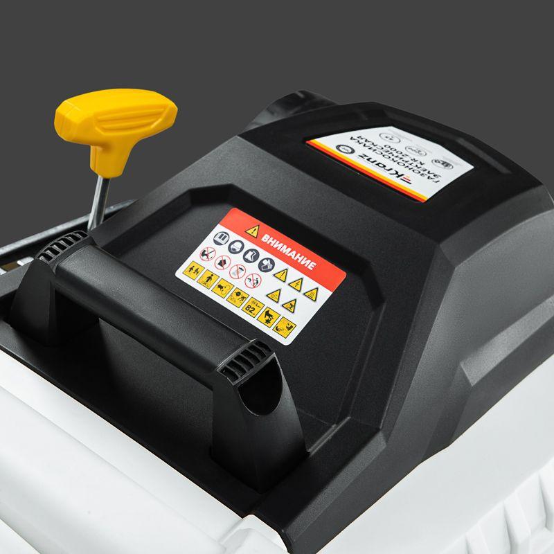 Газонокосилка электрическая KR-2000 2000Вт Ш=42см 6 уровней 45л Kranz KR-16-1241